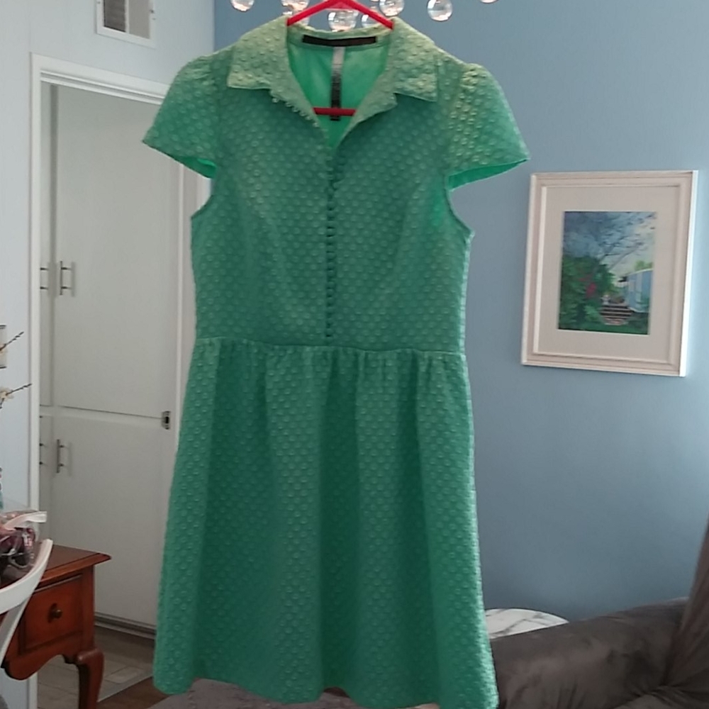 Kensie Teal Dress Small